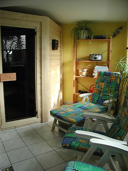 Unsere Sauna
