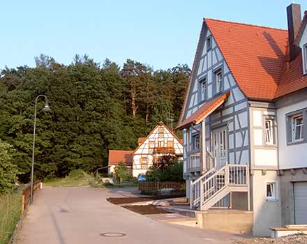 Frontansicht unseres Hauses